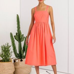 A NEW DAY Orange Midi Dress